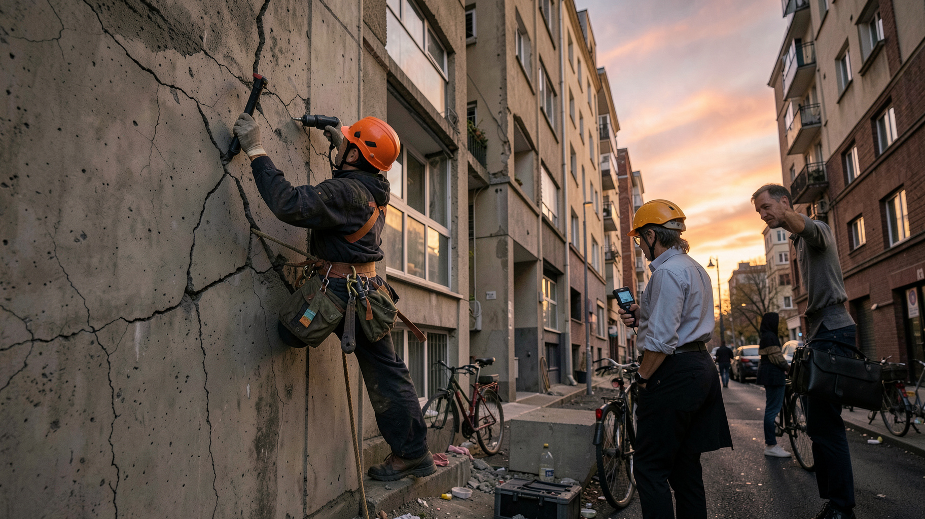 ロープアクセス施工50件突破が示す、足場に頼らない建物維持管理の新常識